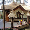 Покрытие кровли из камыша